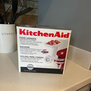 Kitchen Aid meat grinder attachment NEW